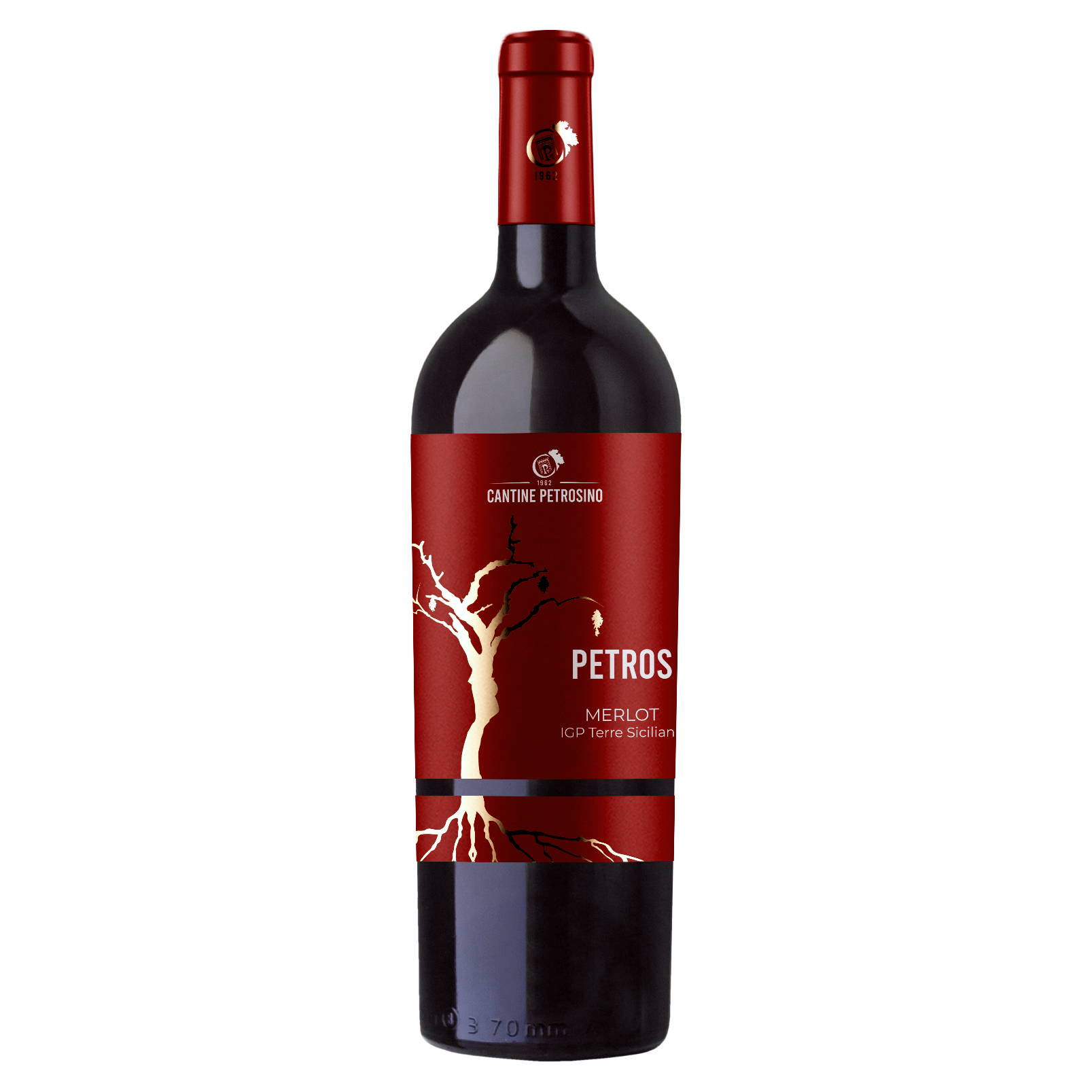 Petros Merlot 2020 DOC Sicilia 750ml - 13,5%